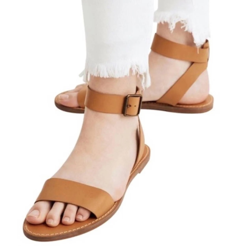 Madewell boardwalk ankle strap sandals